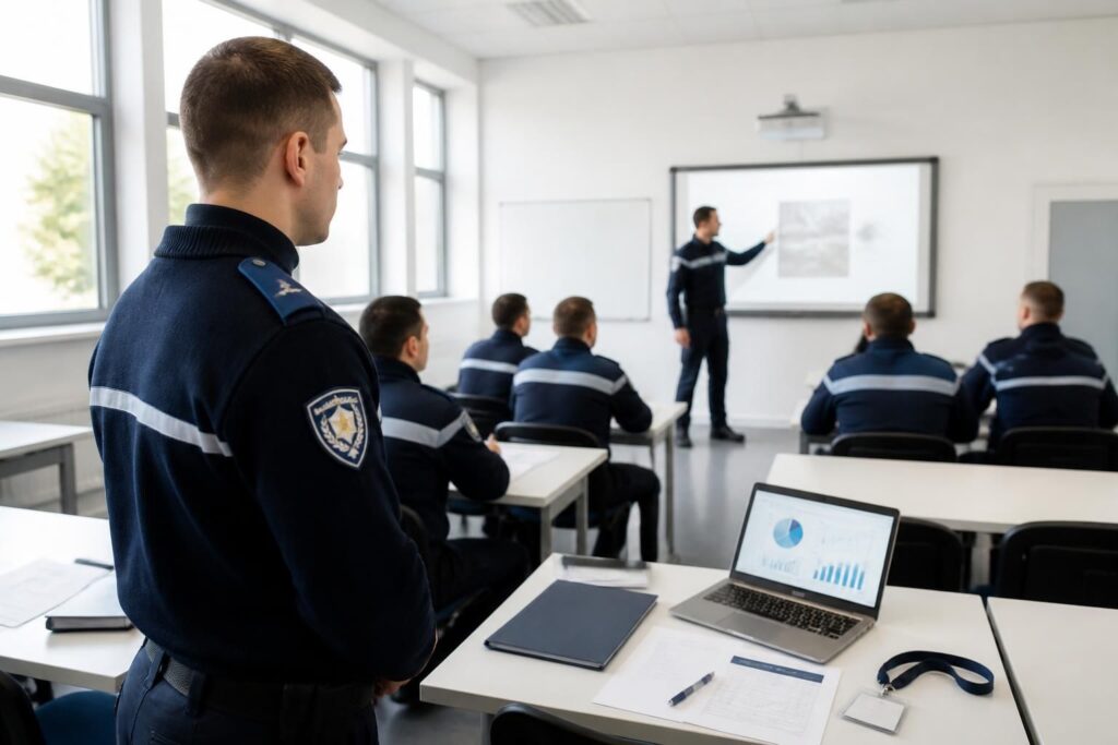découvrez tout sur la formation cqp agent de sécurité : conditions d'entrée, coût de la formation et débouchés professionnels pour réussir dans la sécurité privée.