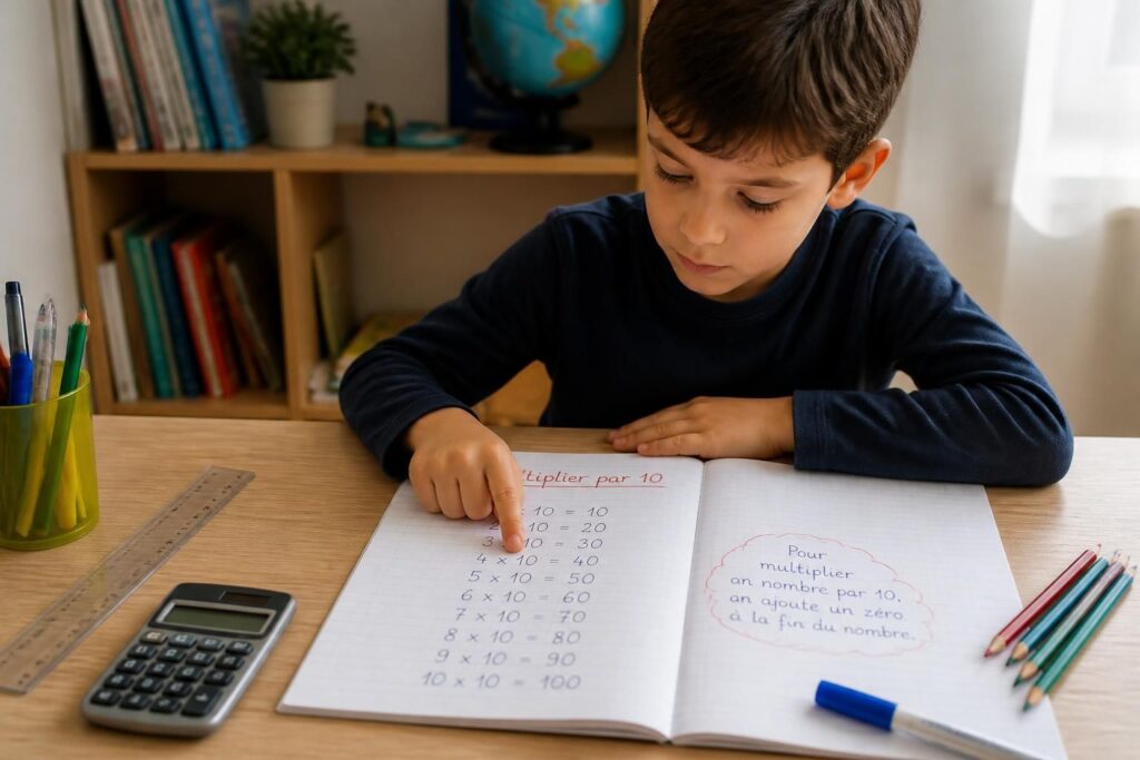 découvrez une méthode simple et efficace pour apprendre et mémoriser la table de multiplication par 10, idéale pour tous les niveaux.