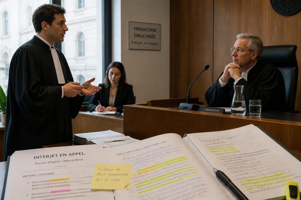 découvrez les démarches essentielles pour interjeter appel en droit, avec un focus sur les procédures à suivre et les traductions indispensables pour garantir la validité de vos recours.