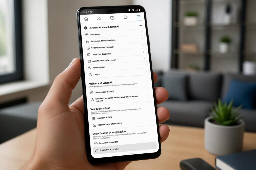 apprenez à désactiver temporairement ou définitivement votre compte facebook sur android grâce à ce guide simple et complet.