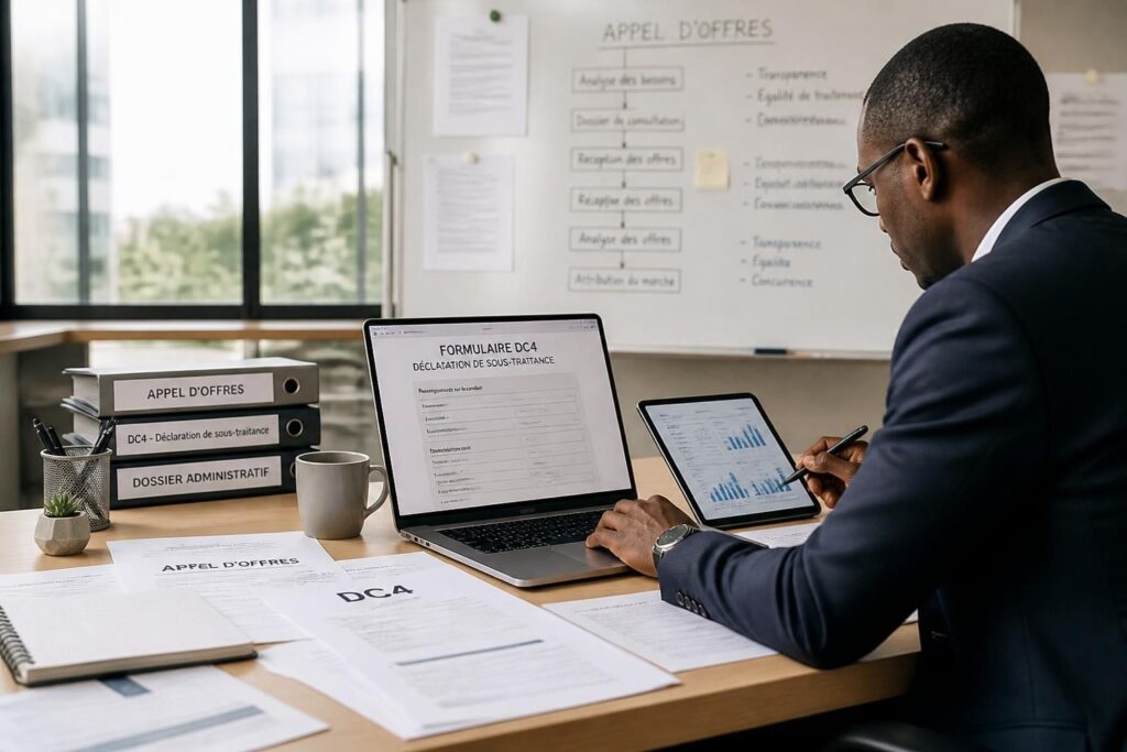 découvrez le rôle essentiel du document dc4 dans les appels d'offres publics et apprenez comment le remplir correctement pour maximiser vos chances de succès.